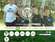 Tablet Screenshot of forestschoolsbirmingham.com